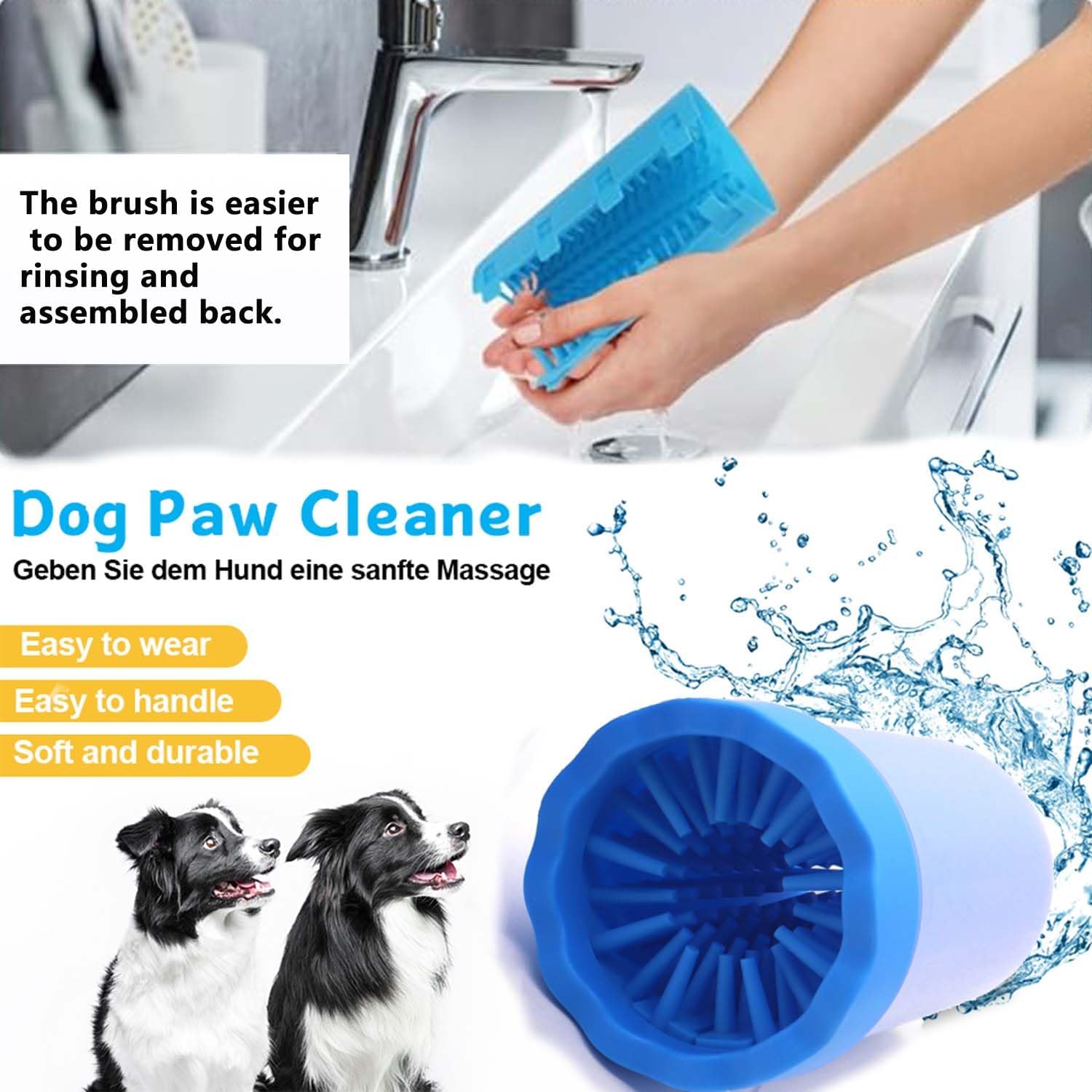 PawPulse™ Lite - Manual Pet Paw Cleaner