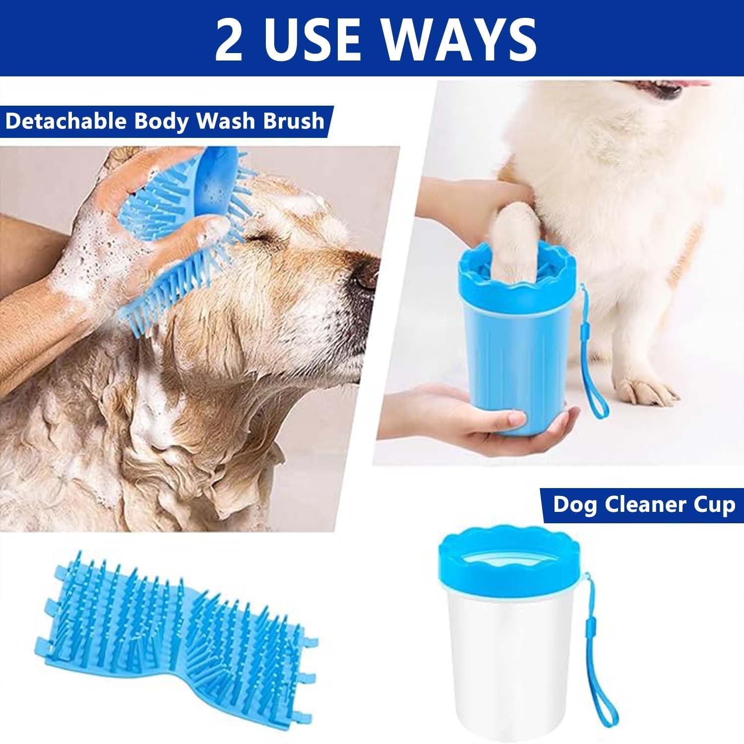 PawPulse™ Lite - Manual Pet Paw Cleaner